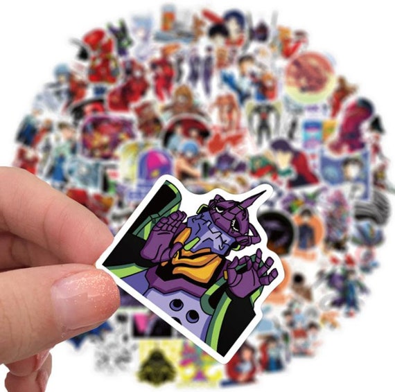 Neon Genesis Evangelion Stickers | Set of 100 | Waterproof Vinyl