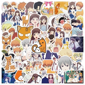 Fruits Basket Stickers | Set of 100 | Waterproof Vinyl Stickers | Anime Stickers | Fruba Stickers |  Tohru Stickers