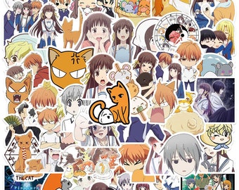 Fruits Basket Stickers | Set of 100 | Waterproof Vinyl Stickers | Anime Stickers | Fruba Stickers |  Tohru Stickers