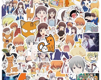 Fruits Basket Stickers | Set of 100 | Waterproof Vinyl Stickers | Anime Stickers | Fruba Stickers |  Tohru Stickers