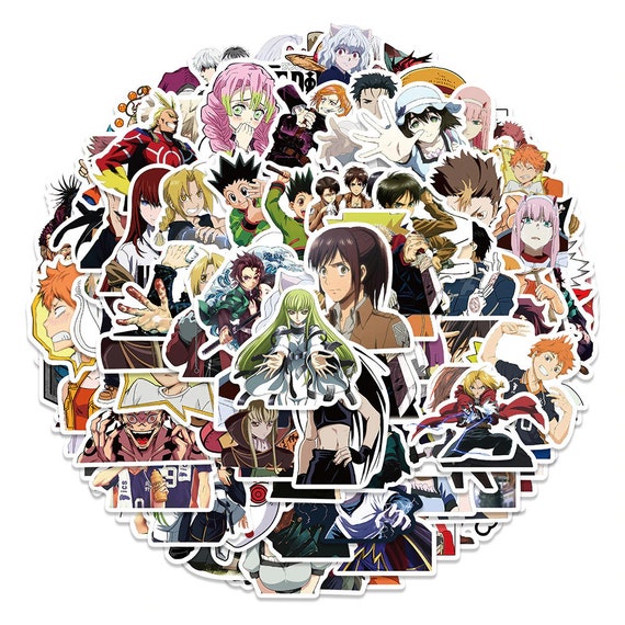 200 PCS Anime Stickers Vinyl Waterproof Stickers for Palestine