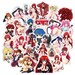 Highschool DxD Stickers | Set of 100 | Waterproof Vinyl Stickers | Anime Stickers |  Rias Stickers | Akeno Stickers | Koneko Stickers 
