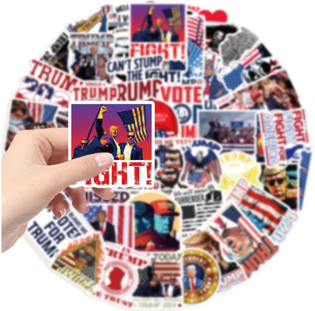 Trump Sticker 2016 TRUMP Stickers | President Stickers | Set of 50| SAME Day SHIPPING ...
