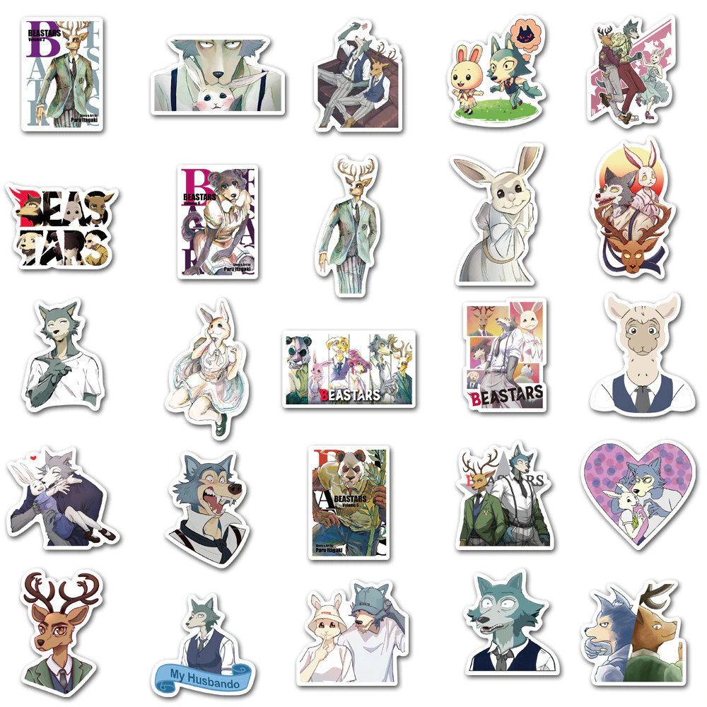 Beastars Stickers Set of 100 Waterproof Vinyl Stickers Etsy