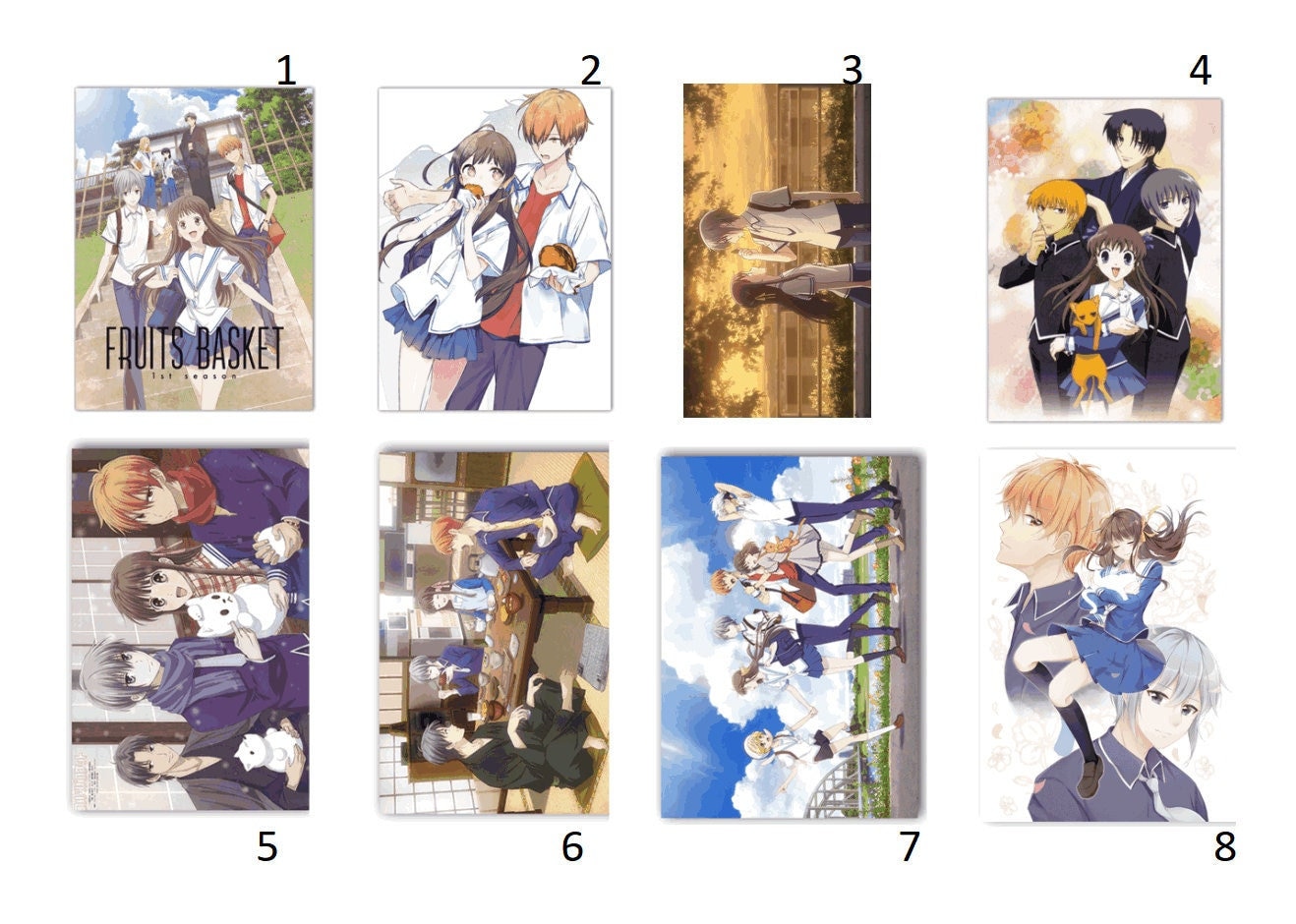 Fruits Basket Plastic Pencil Board Pad Shitajiki [Tohru / Yuki / Kyo /  Shigure / Saki / Kyoko] JAPAN ANIME - Japanimedia Store