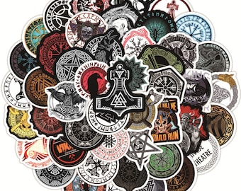 Viking Stickers | Norse Stickers | Set of 100 | SAME day SHIPPING! | Phone Stickers | Waterbottle stickers | Laptop Sticker
