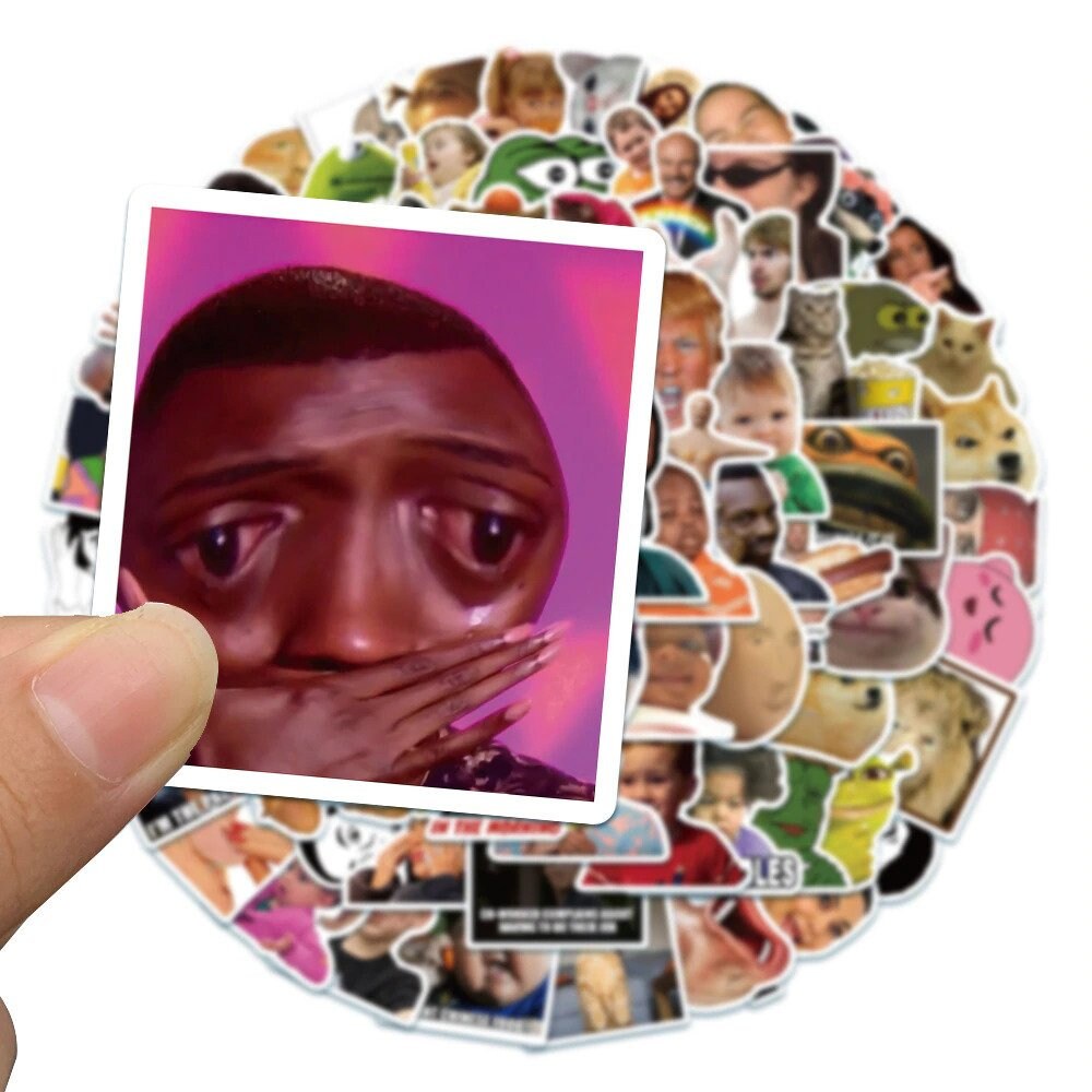 Meme Stickers | Set of 50 | SAME Day SHIPPING! | Phone Stickers ...
