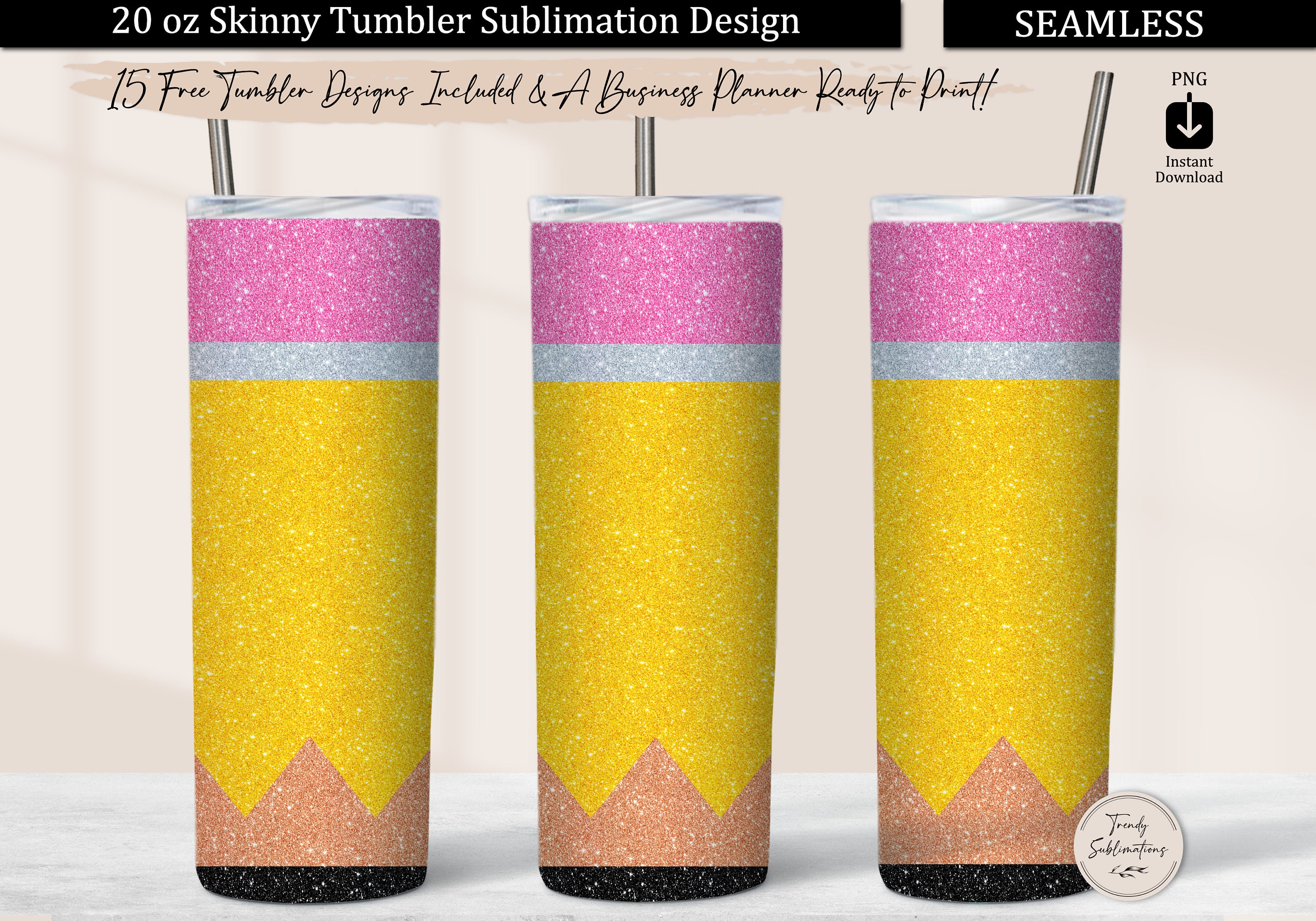 LV Colorful Tumbler Sublimation Transfer – Glitter N Glitz Designs
