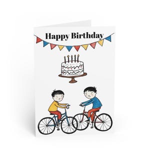 Grußkarten, alles Gute zum Geburtstag Bruder Hand gezeichnet, Geburtstagskarte für Bruder, handgemachte Geburtstagsgrüße, Bruder Geburtstagswünsche, spezielles