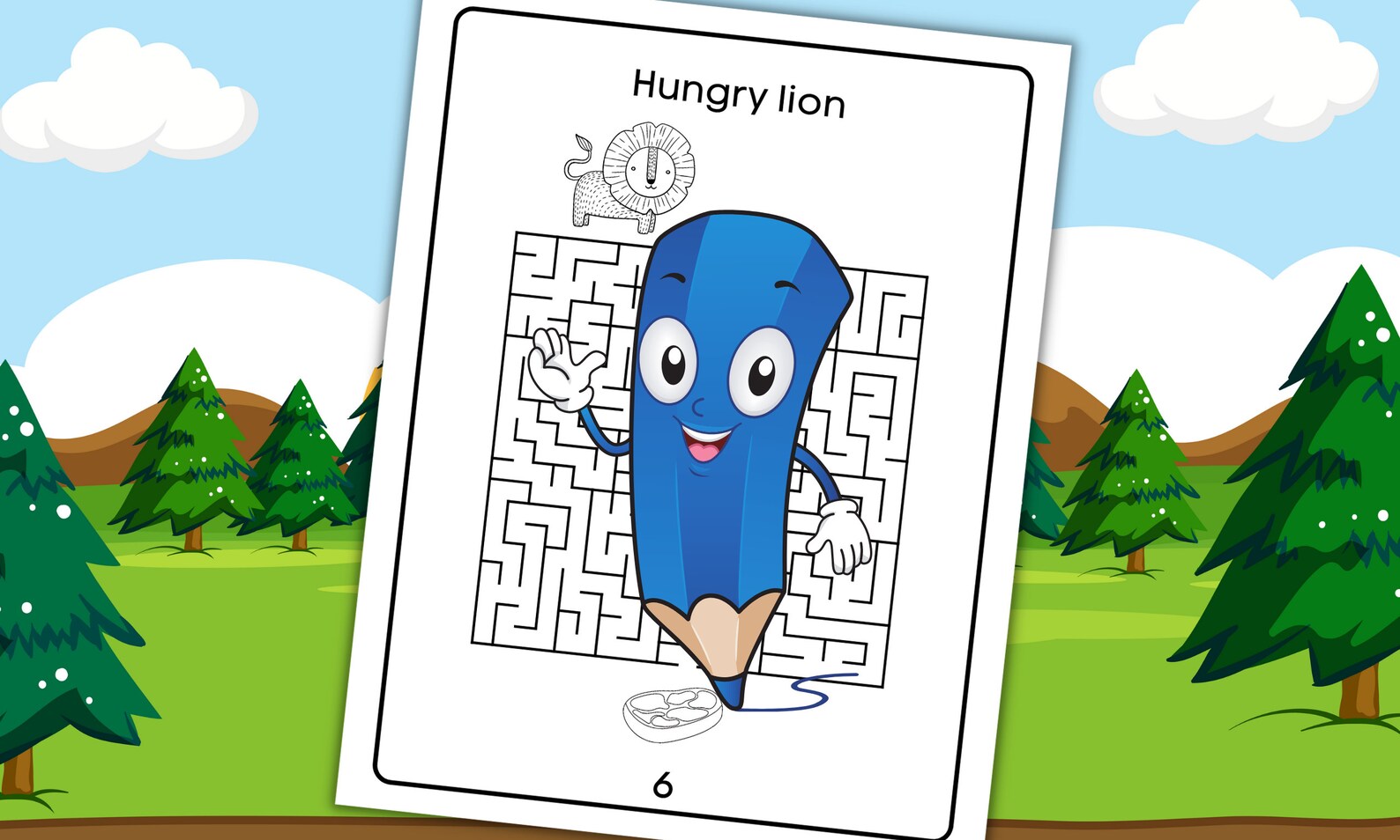 Maze Puzzle Book 70 Printable Maze Pages Challenging and Fun Suitable ...