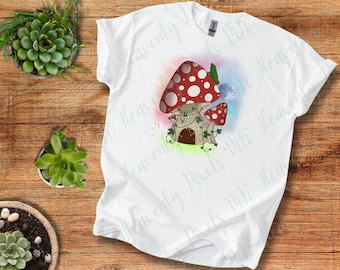 Koszulka Cottagecore Mushroom T-Shirt dla grzybów Koszulka Fairycore Magical Forest Koszulka Goblincore Mushroom Koszulka Autumn Toadstool Koszulka Woodland Fairy