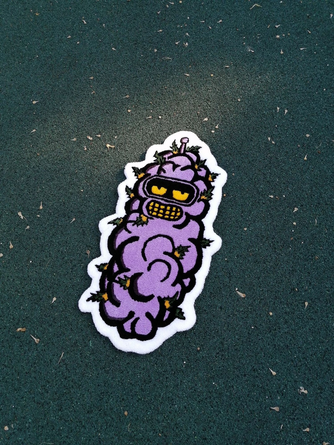 Cartoon Tufted Rug, Bender Rug, Game Room Floor Mat, Fluffy Bedside Rug ...