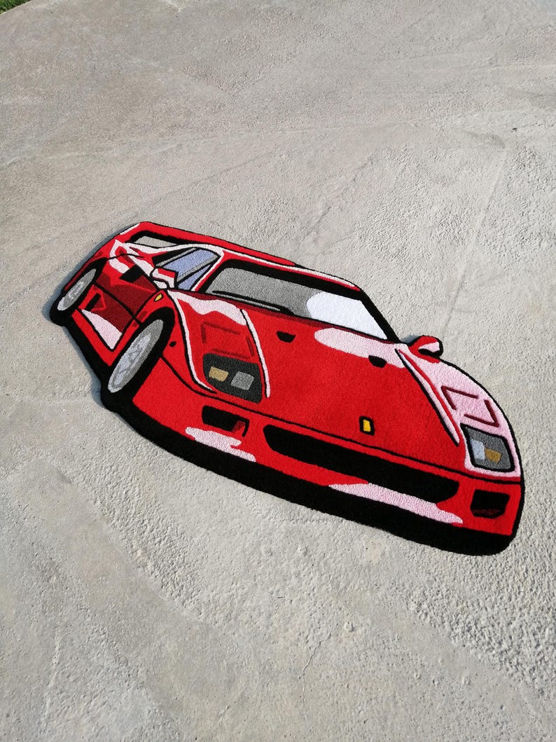 ferrari rug