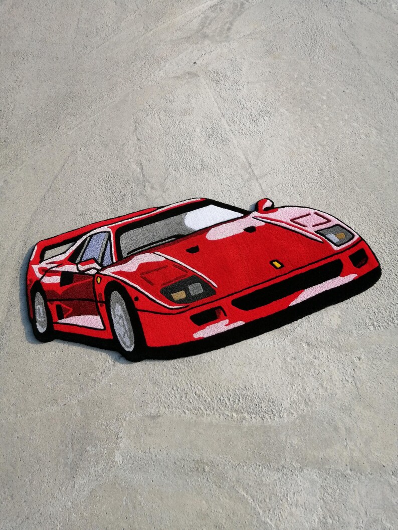handmade car rug f40