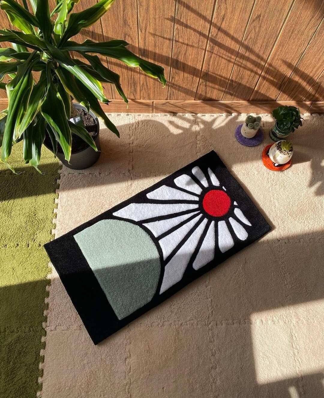 Hashira Rug Japanese Hanafuda Earrings Rug, Anime Tufted Rug, Cosplay Accessories ...