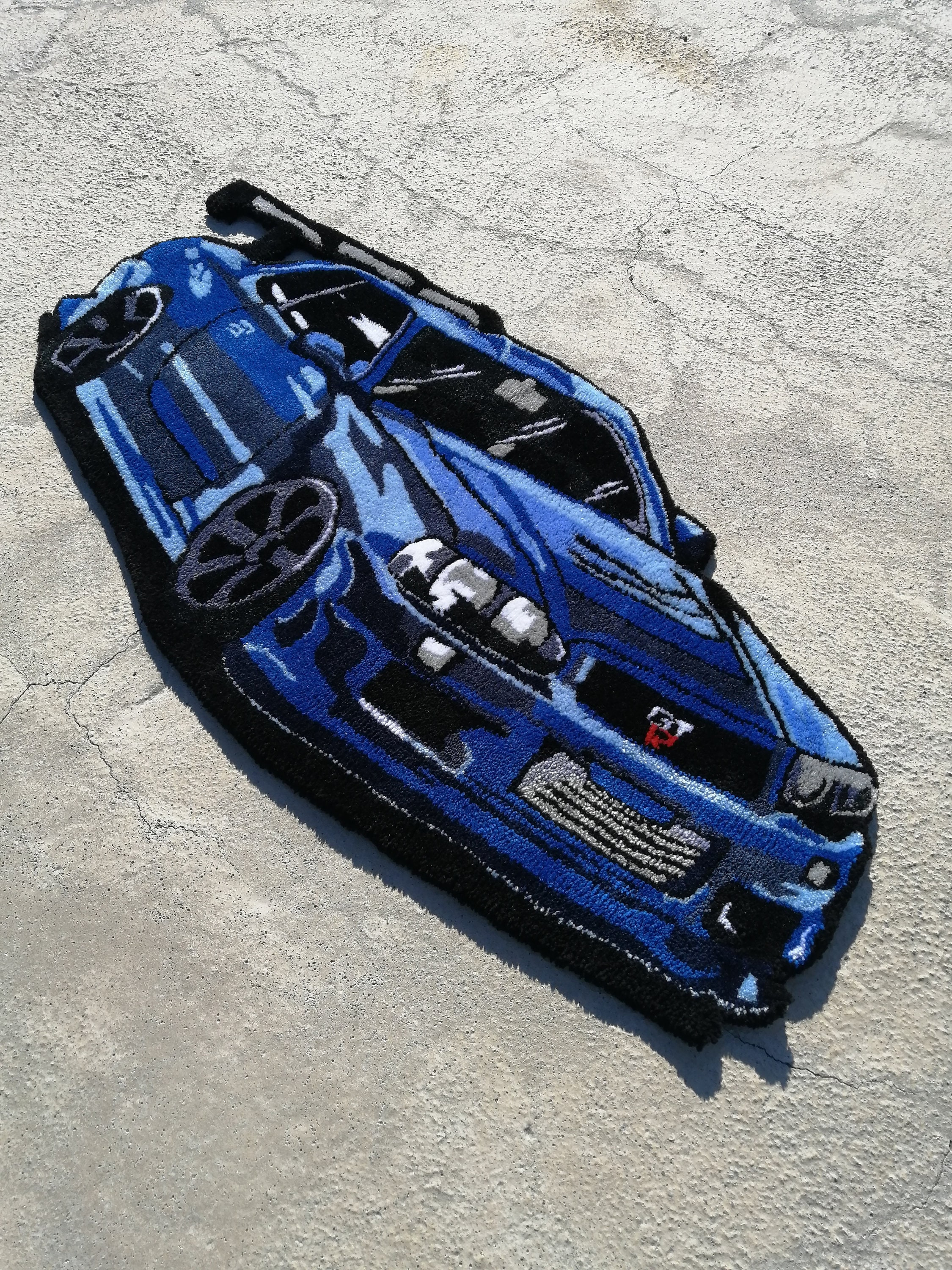R35 Rug Sport Car Tufted Rug, Car Rug, Skyline R34 Fluffy Carpet, Aesthetic ...