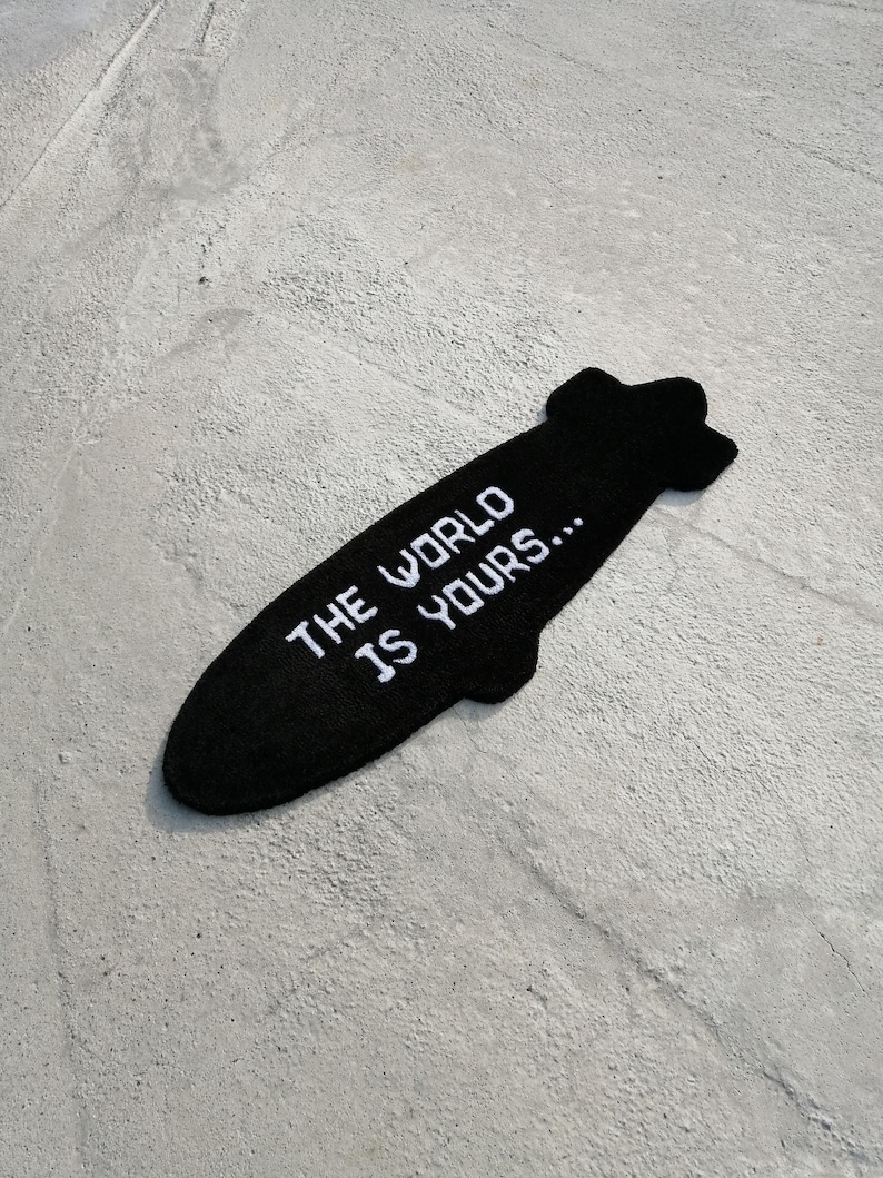scarface tufted rug