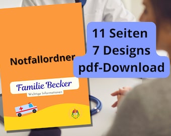 Emergency folder for the family | Crisis with children