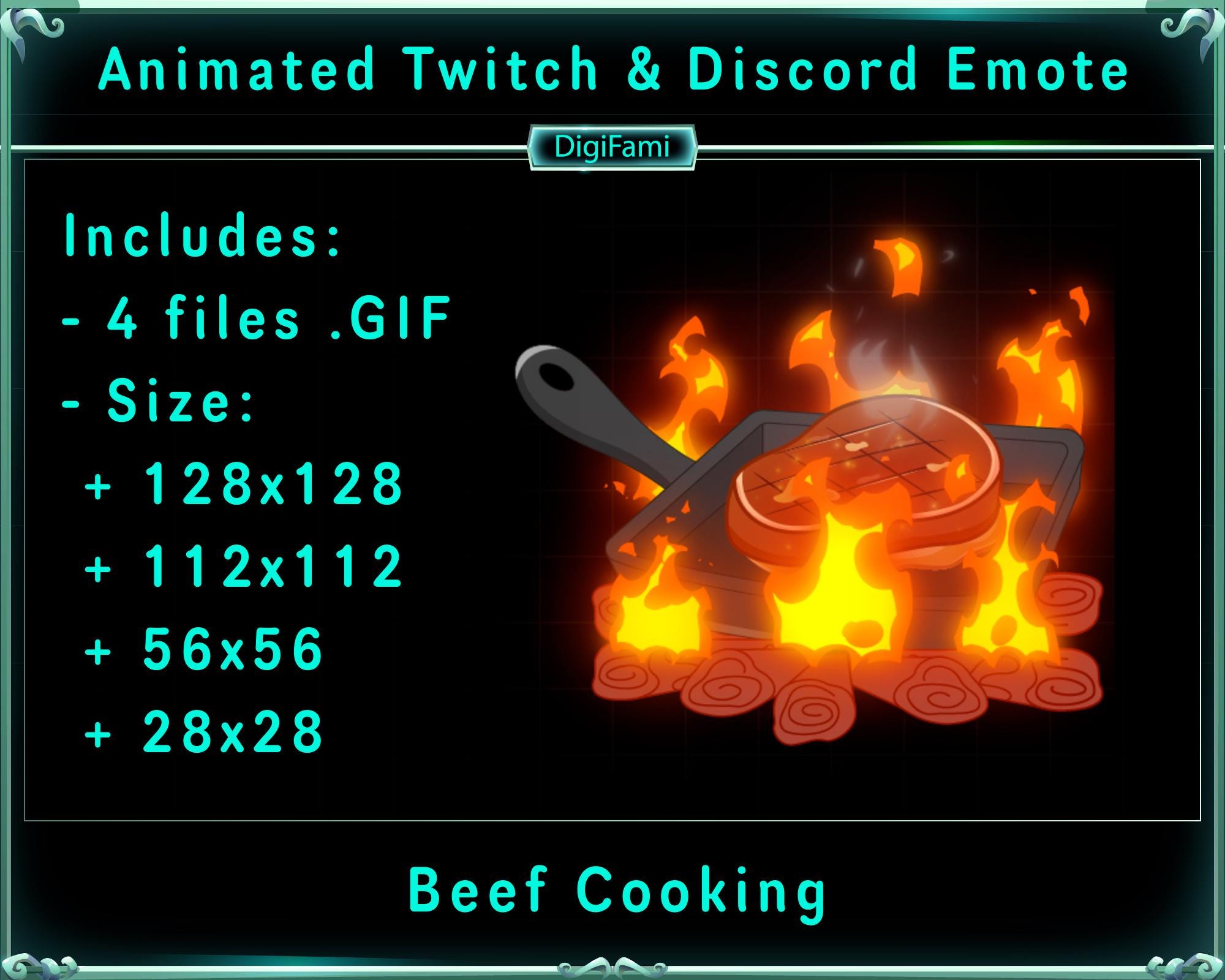 Animated Beefsteak Cooking Twitch Emote, Animated Beefsteak Cooking ...