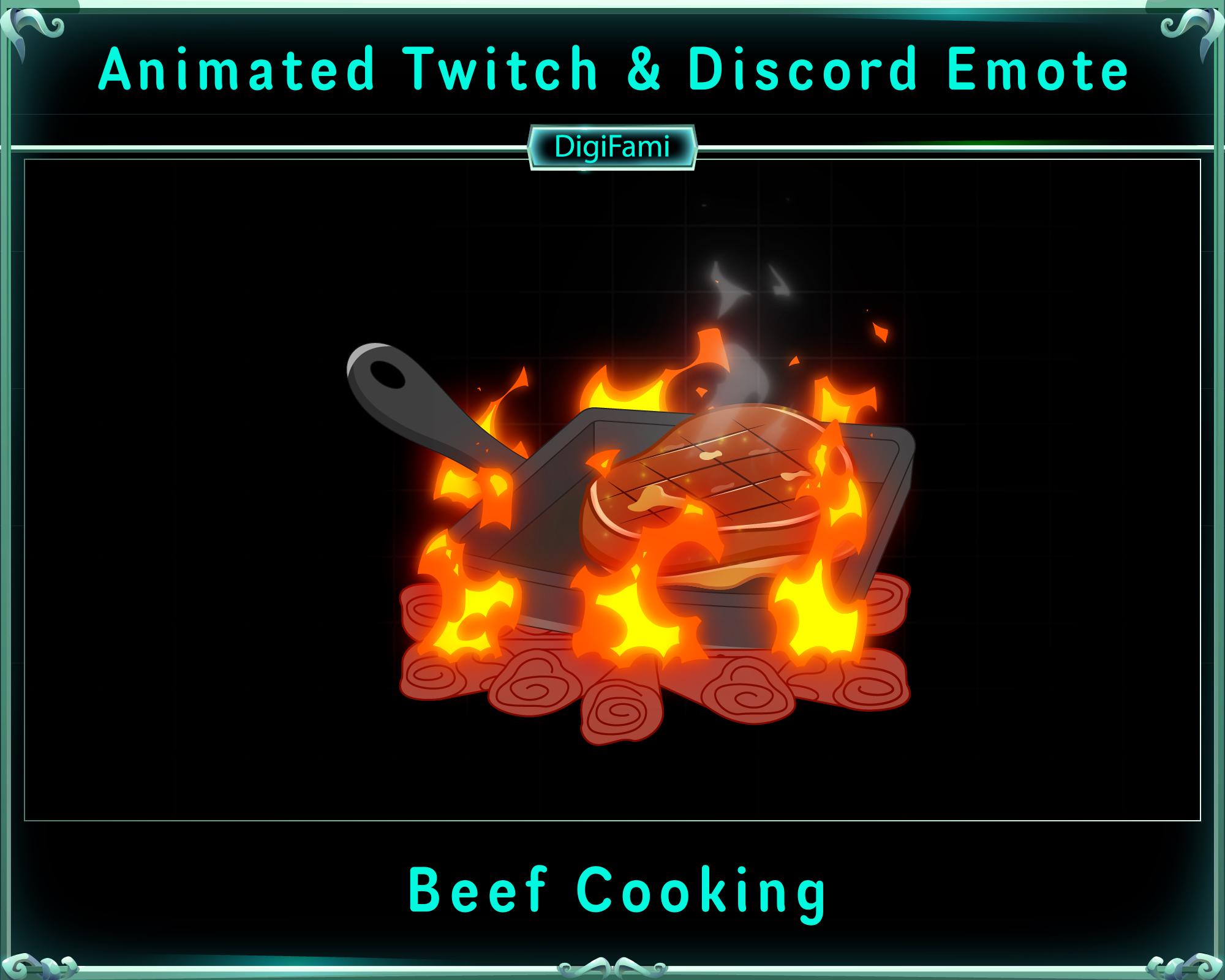 Animated Beefsteak Cooking Twitch Emote, Animated Beefsteak Cooking ...