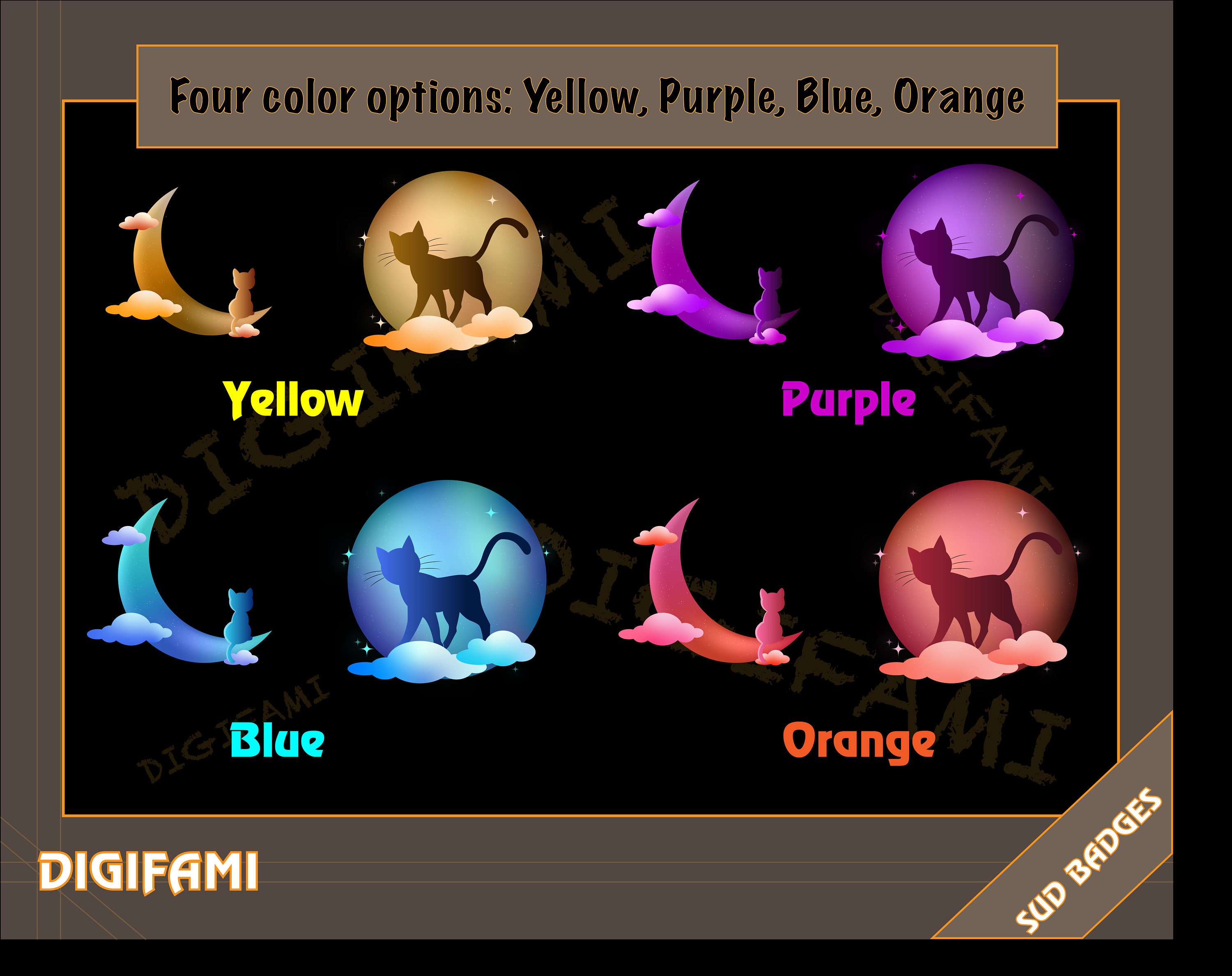 Custom Twitch Sub Badges, Stream Sub Badges / Custom Twitch Chibi Emoji