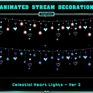 Celestial Heart Light Twitch Decoration, Celestial Heart Light Stream ...