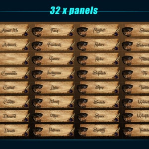 Pirate Stream Overlay Panel / Treasure Map Twitch Panel / Pirate Twitch Panel pour Streamers, VTubers, YouTubers, Discords