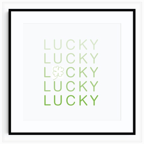 Clover　Line　 Clover day's Baseball St Patrick's Day Green Four Leaf Clover, Png File
