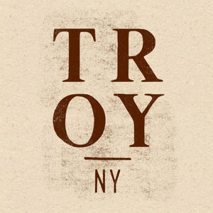 Stampa artistica digitale di Troy New York