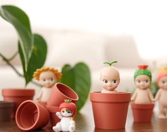 Sonny Angel & Smiski Blumentopf Display: Sammelfiguren Halter