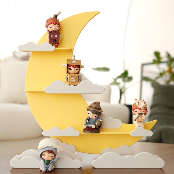 Hirono Display Shelf Stand House - Moon and Cloud Series - made by CG