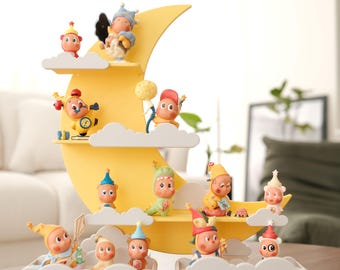 Twinkle Twinkle Display Shelf Stand House - Mond und Wolken Serie - made by KG