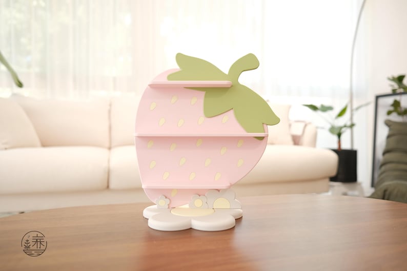 Sonny Angel Display Shelf Stand House - Stawberry Love Blush - made by CG