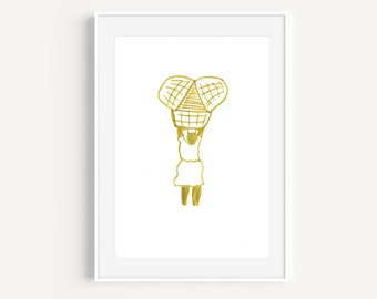 Printable Haitian Caribbean Wall Art Instant Download