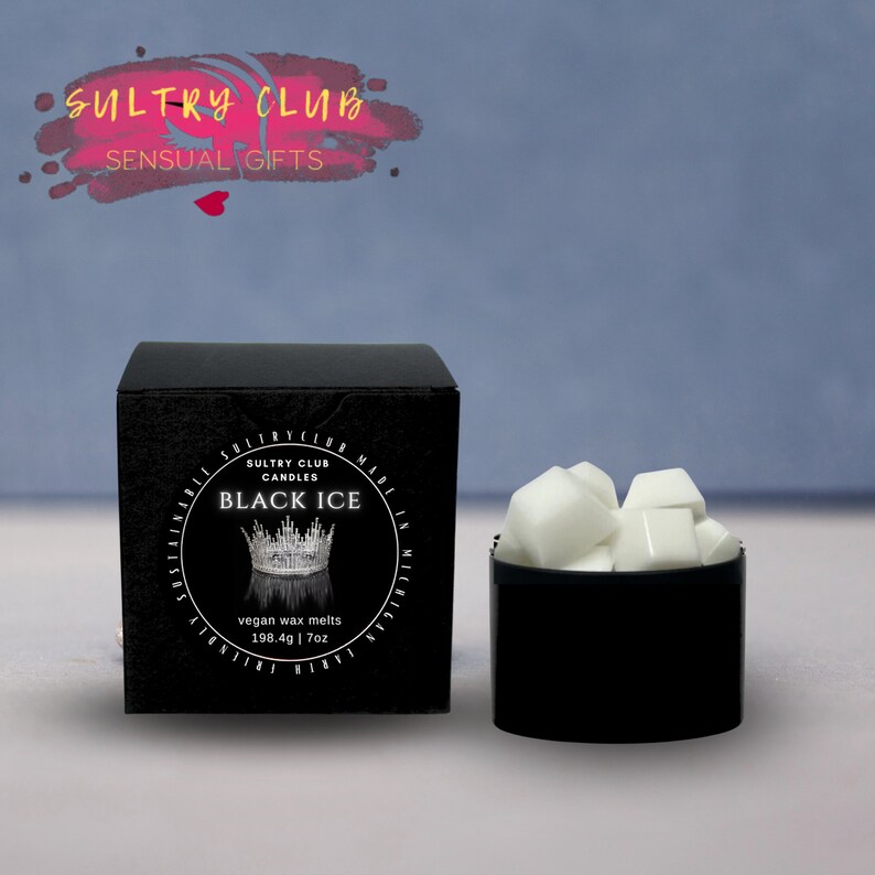 Black Ice Vegan Candle image 9