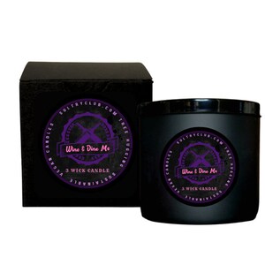 Wine And Dine Me Vegan CANDLE