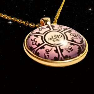 Ohm Mani Padme Hum Buddhist Necklace