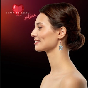 Keep On Movin&#39; Silver Snoopy Earrings