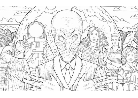 Dr Who Coloring Pages