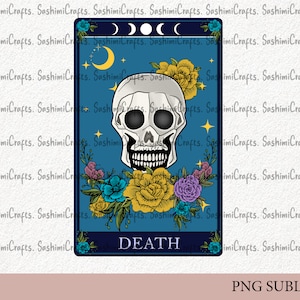 Death Card, Artistic Tarot Card, Funny, Witchcraft svg, Digital Design, Funny Svg, Png, Dxf, Eps