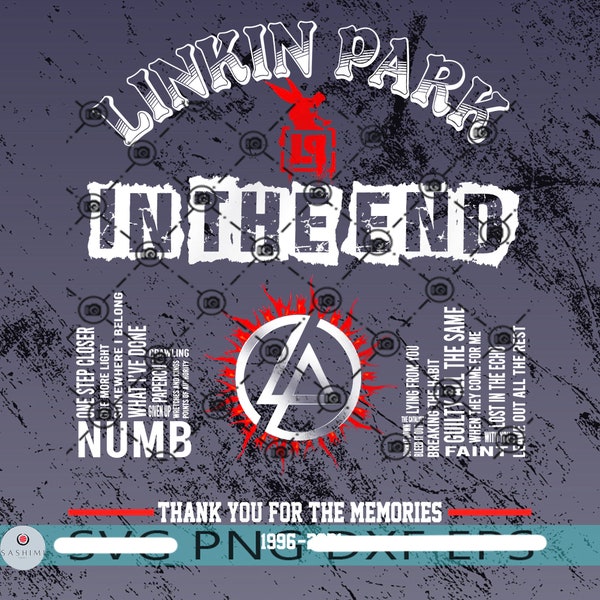 Linkin Park In The End, Memories, Mom, Dad  - High Quality PNG, SVG