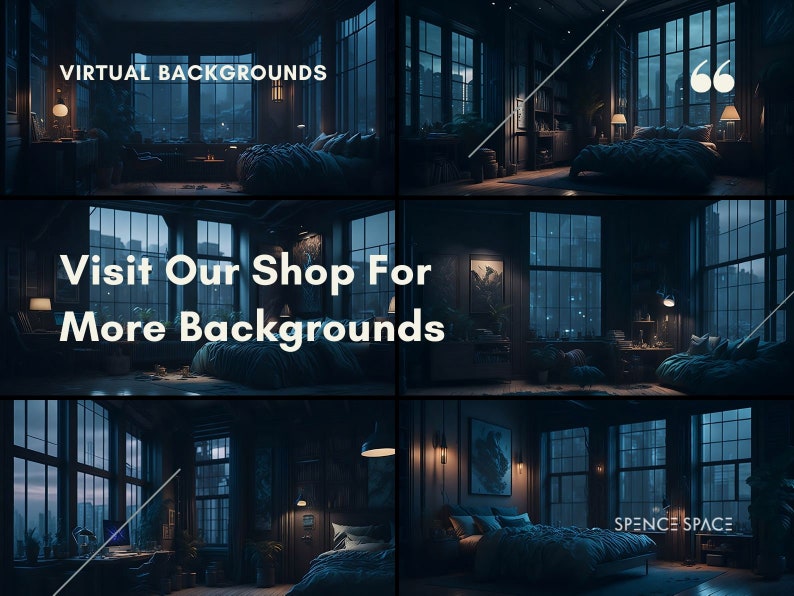 Zoom Background Animated Virtual Background Animated Etsy