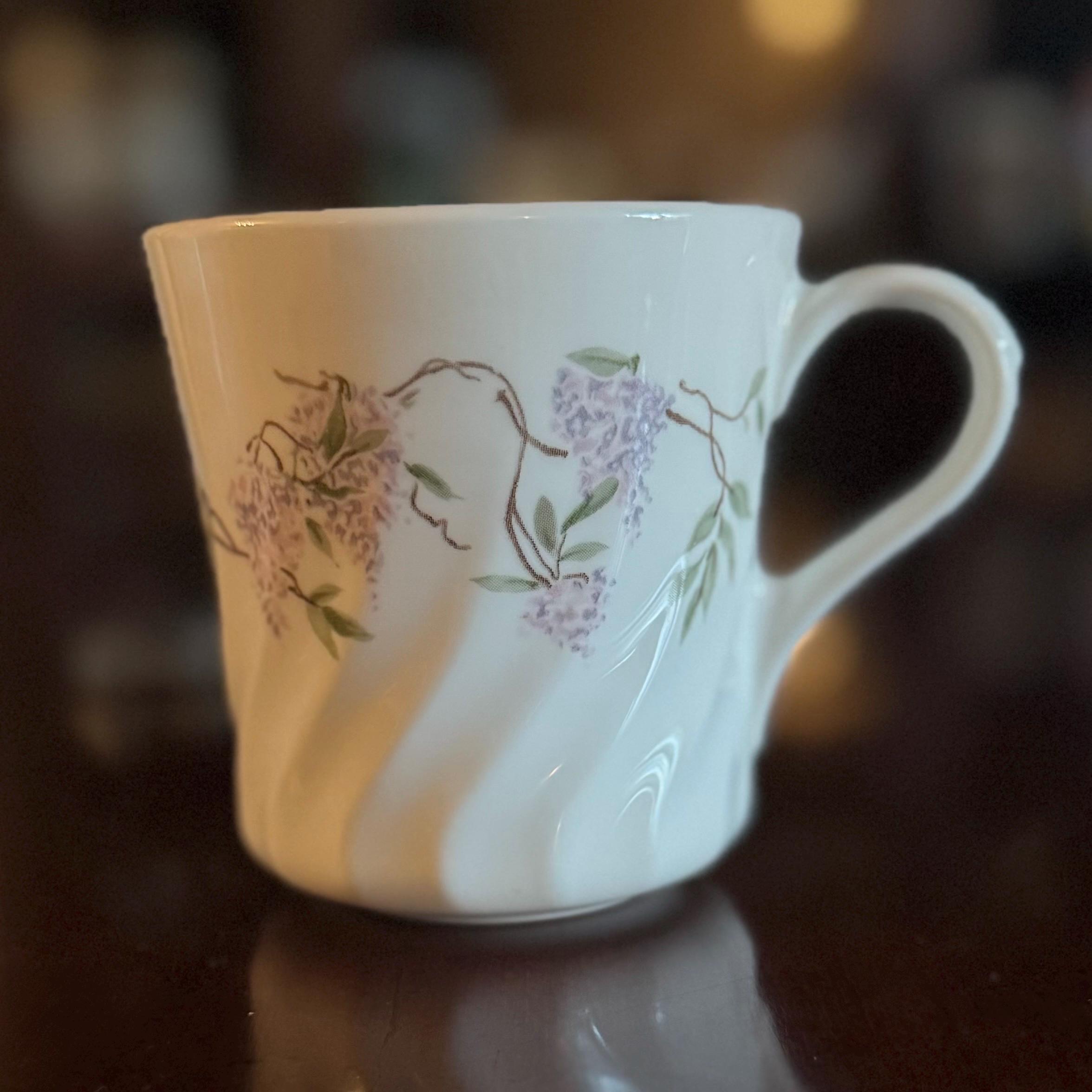 Vintage Corelle by Corning “Wisteria” Swirl Mug – Perfect Condition