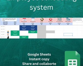 sistema de programación de empleados con hojas de google