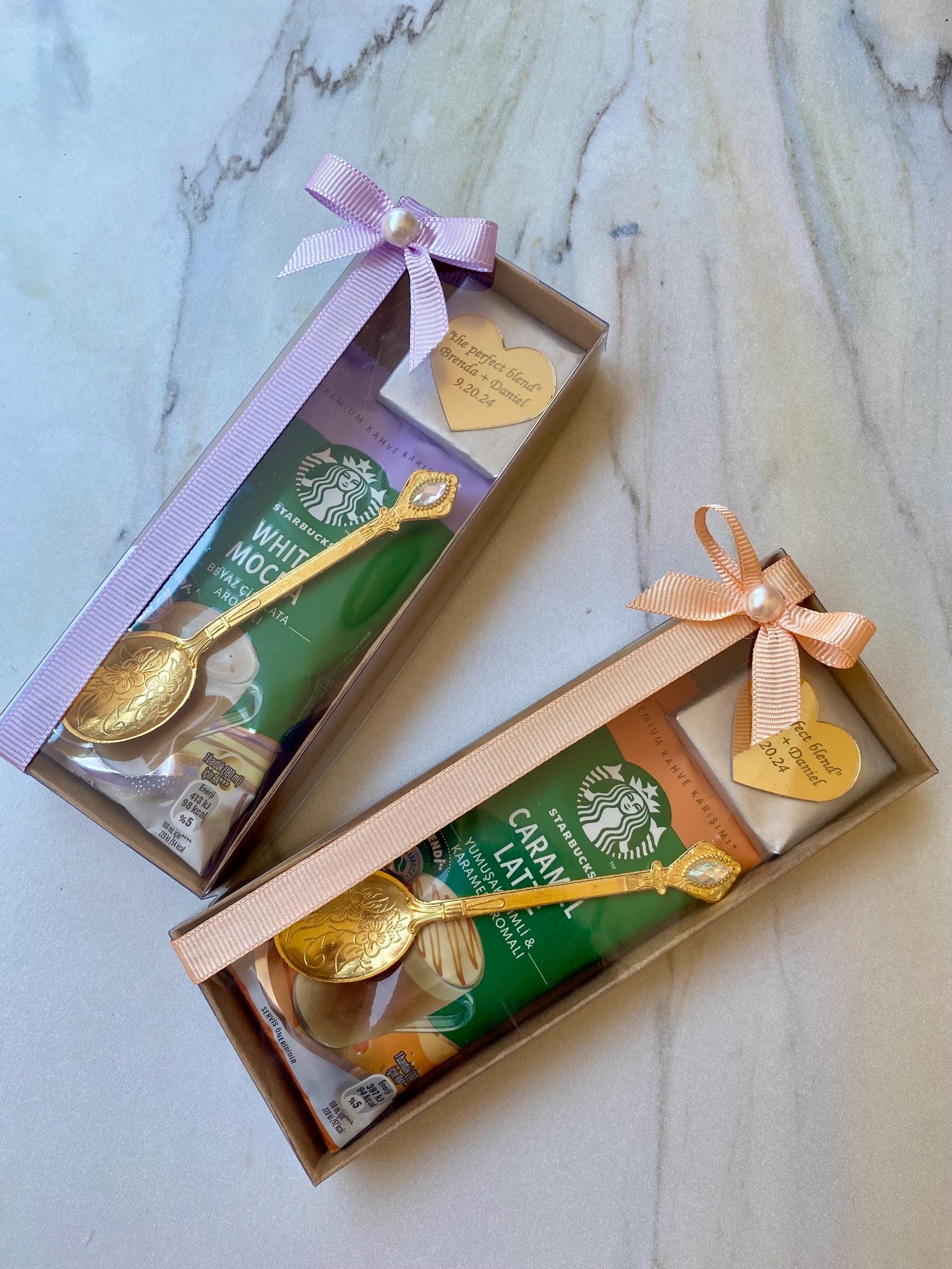 Wedding Coffee Favors, Starbucks Coffee, Hot Chocolate, Bridal Shower, Quinceañera Favors,Coffee Party, Coffee Favors