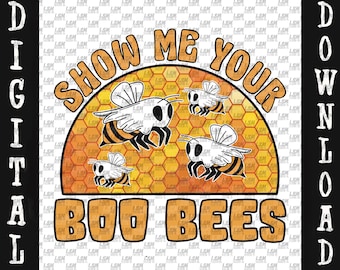 stop staring at my boo bees png digital file download ghost halloween bee sublimation dtf dtg