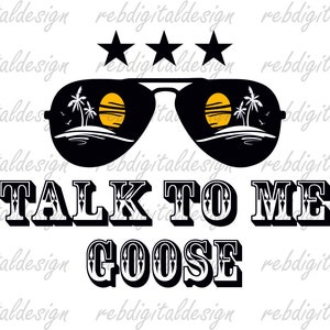 Talk To Me Goose SVG PDF PNG EPs Instant Digital Download Clipart Vector Outline Stencil