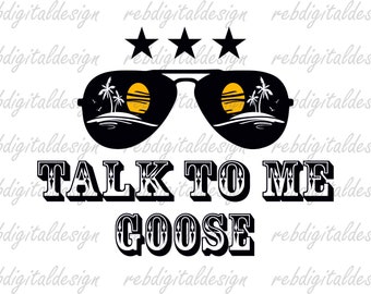 Talk To Me Goose SVG PDF PNG EPs Instant Digital Download Clipart Vector Outline Stencil