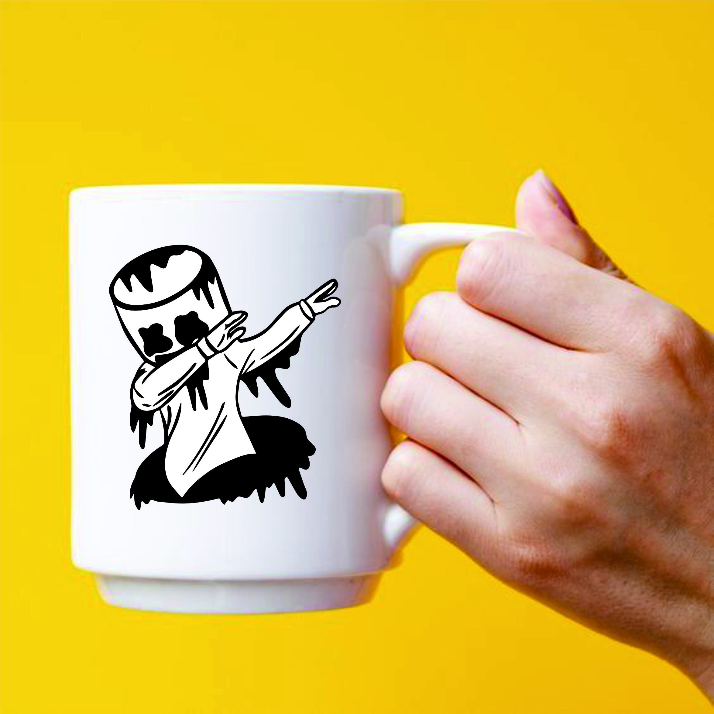 Dabbing Marshmallow Man SVG PDF PNG Eps Ai Instant Digital Etsy Israel