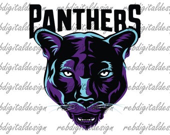 Panteras, SVG, PNG, PDF, EPs, descarga digital instantánea Ai